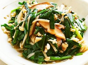 にらと椎茸とえのきのあんかけ炒め-レシピのメイン写真