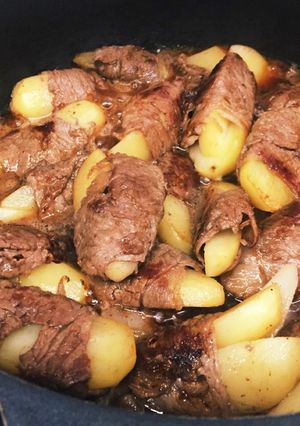 すき焼きのタレでジャガイモ肉巻き-レシピのメイン写真