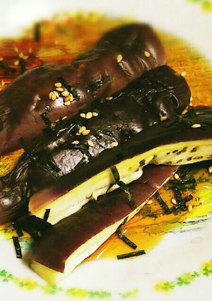 ナスのレンジ蒸し-レシピのメイン写真