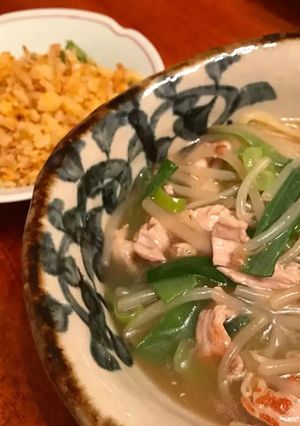 かんたんで潔いあんかけモヤシそば-レシピのメイン写真