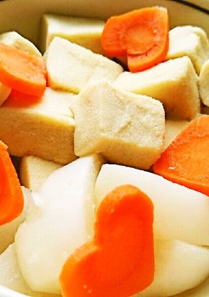 高野豆腐とかぶと人参の煮物-レシピのメイン写真