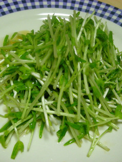 空芯菜の新芽の簡単サラダ♪-レシピのメイン写真