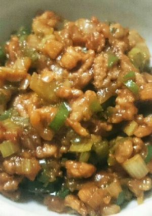 簡単常備菜!!青唐辛子でピリ辛肉ねぎ味噌-レシピのメイン写真