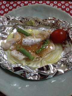 タラの野菜蒸し焼き〜カンタン酢ソース-レシピのメイン写真