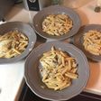 きのことペンネのゴルゴンゾーラソース和え