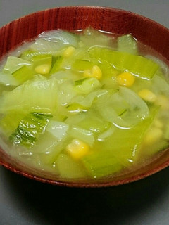 チンゲン菜の中華スープ-レシピのメイン写真