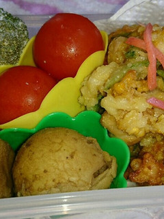 親子丼リメイクかき揚げ天ぷら お弁当にも-レシピのメイン写真