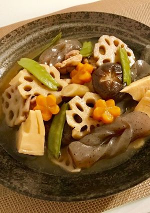 フライパンで簡単！基本の筑前煮、がめ煮♡-レシピのメイン写真