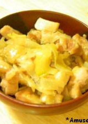 鶏肉と長ねぎの生姜煮-レシピのメイン写真