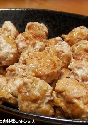 簡単★豆腐入り肉団子の青じそあんかけ-レシピのメイン写真