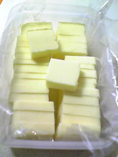 ☆ブロックバターの保存方法☆-レシピのメイン写真