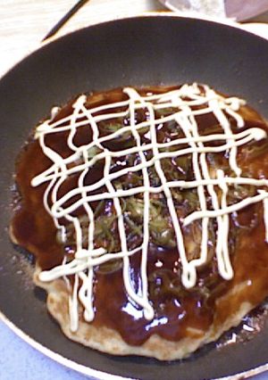 IHクッキング　フライパンでお好み焼き-レシピのメイン写真
