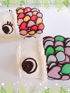 *子供の日*鯉のぼりロールケーキ*-レシピのメイン写真