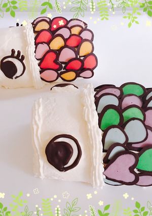 ＊子供の日＊鯉のぼりロールケーキ＊-レシピのメイン写真