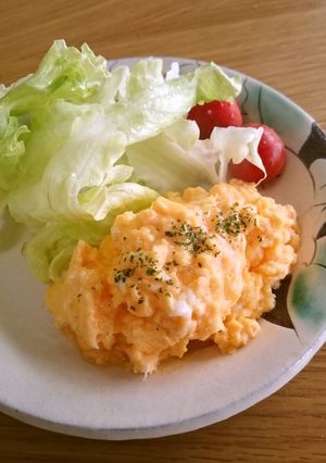 ホテル風♪簡単ふわとろスクランブルエッグ-レシピのメイン写真