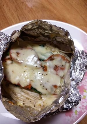野菜たっぷり♪えのきホイル焼き♥-レシピのメイン写真