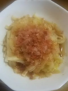 白菜の芯で簡単煮浸し-レシピのメイン写真