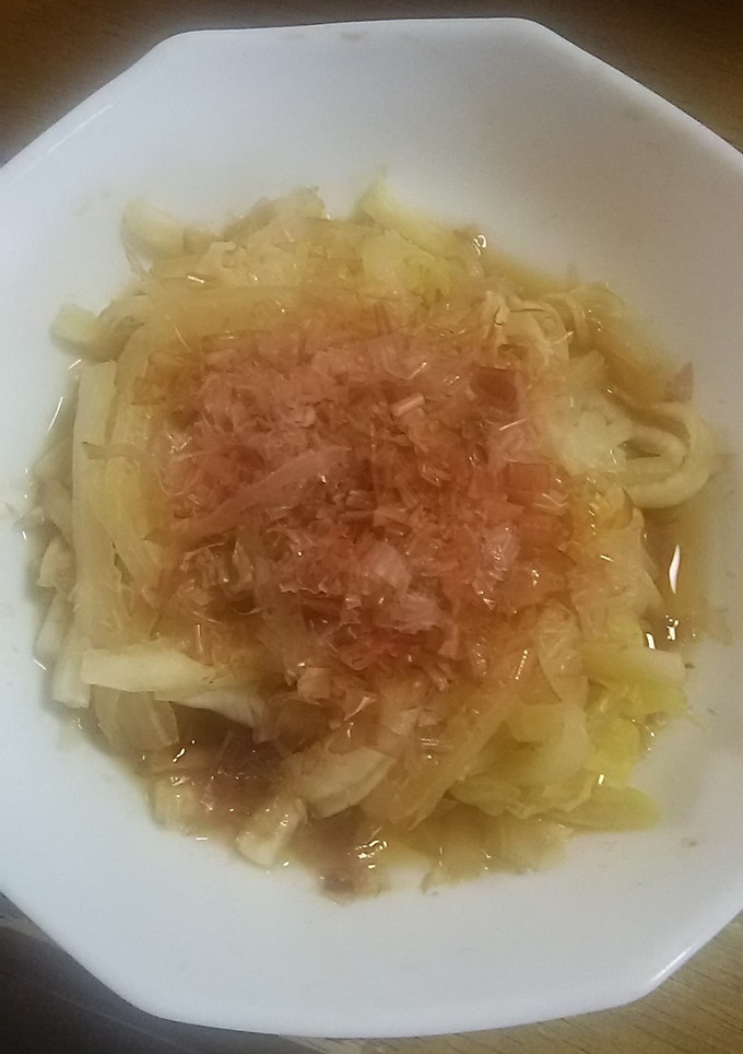 白菜の芯で簡単煮浸し-レシピのメイン写真
