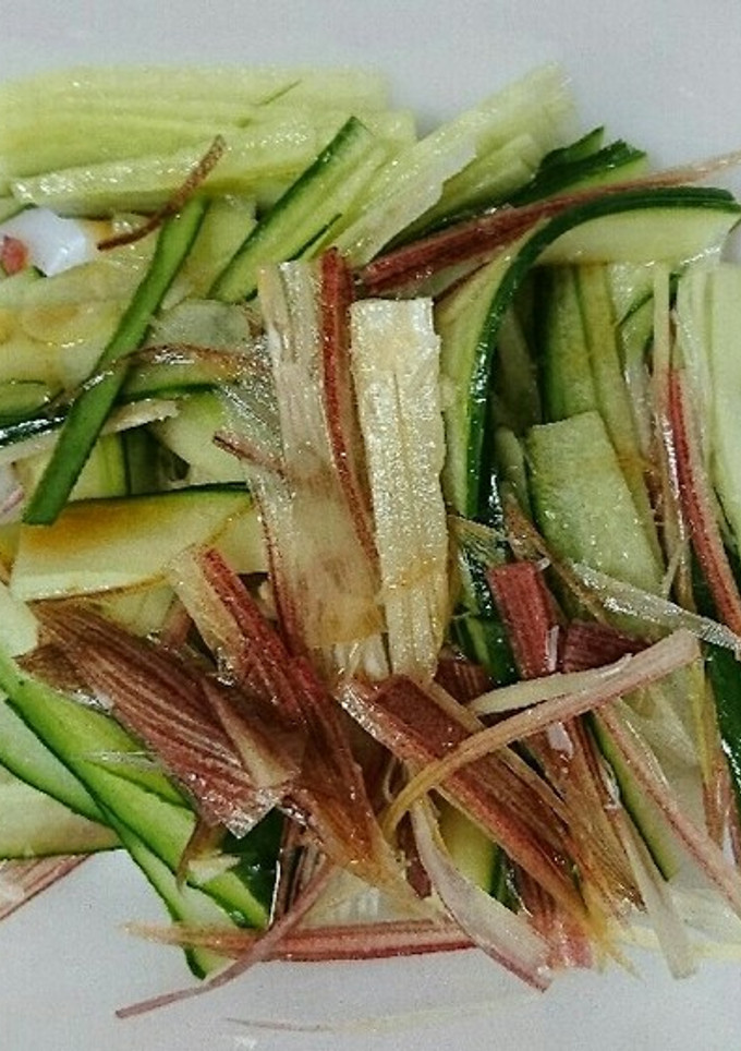 みょうがときゅうりの和え物-レシピのメイン写真