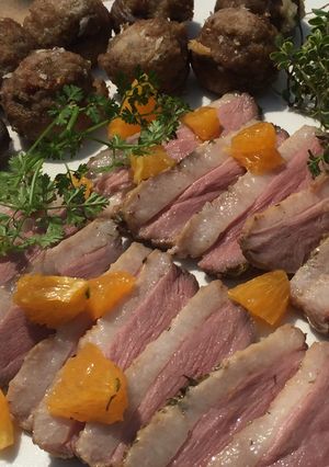 絶品！ 鴨の燻製 オレンジ風味-レシピのメイン写真