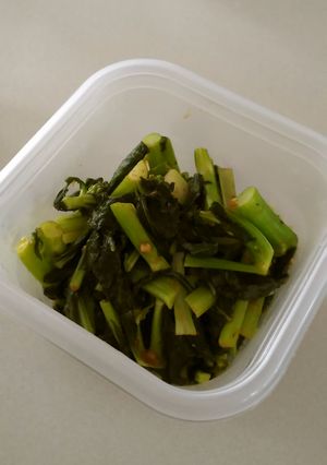 ガイランのカレー醤油炒め-レシピのメイン写真