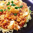 麻婆豆腐かた焼きそば☆