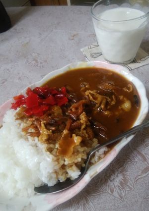 つくしカレーライスやつくしシチュー-レシピのメイン写真