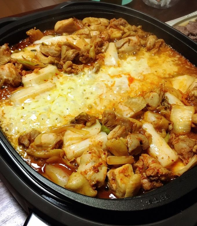 ホットプレートで簡単チーズタッカルビ-レシピのメイン写真