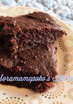 保育園おやつ♡米粉と豆腐のブラウニー-レシピのメイン写真
