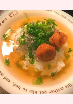 じゃこと梅の醤油だし茶漬け-レシピのメイン写真