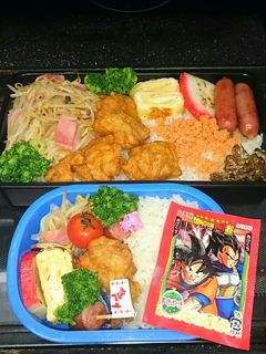 今日も旦那弁、幼稚園弁-レシピのメイン写真
