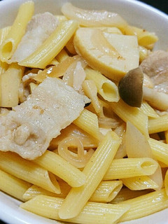 筍と豚バラの和風パスタペンネ☆-レシピのメイン写真