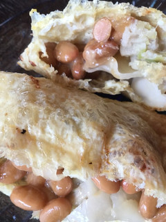 納豆と餃子の油揚げ包み-レシピのメイン写真