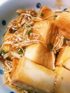 厚揚げのキノコあんかけ-レシピのメイン写真