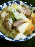 簡単!炊飯器任せDE居酒屋風もつ煮豆腐♪