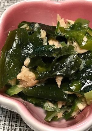 わかめときゅうりのツナ缶和え☆お弁当にも-レシピのメイン写真