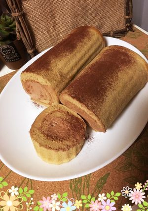 チョコモカロール-レシピのメイン写真