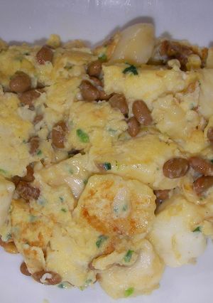 ふわふわ納豆チーズオムレツ-レシピのメイン写真