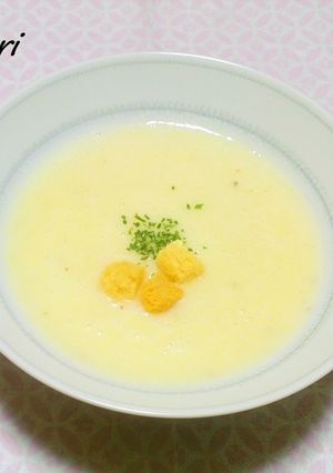 よくねたいも！の鶏がらポタージュ！-レシピのメイン写真