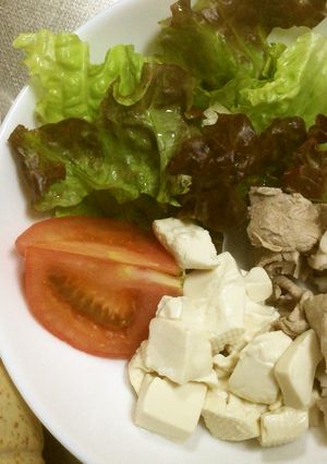 超楽々 冷しゃぶ with 豆腐サラダ-レシピのメイン写真