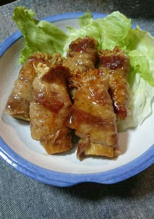 ☆えのき茸の豚肉巻き巻き☆-レシピのメイン写真