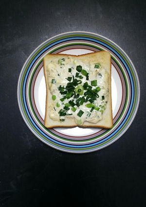 しらすとクリームチーズのオープンサンド-レシピのメイン写真