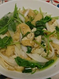 油揚げと三つ葉のさっと煮-レシピのメイン写真