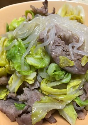 糖質オフ♪しらたきシャンタン炒め-レシピのメイン写真
