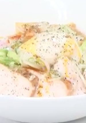 鶏のチャーシュー風入り油そばbyゲーム飯-レシピのメイン写真