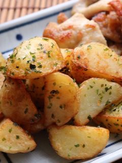 シンプルうまし!新じゃがの素揚げのり塩味-レシピのメイン写真