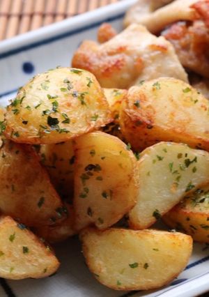 シンプルうまし！新じゃがの素揚げのり塩味-レシピのメイン写真