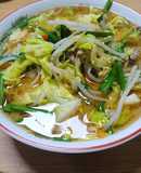野菜たっぷり！簡単本格味噌ラーメン