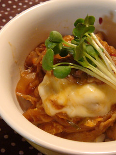 *中華風♥豚キムチのふわ玉丼*-レシピのメイン写真