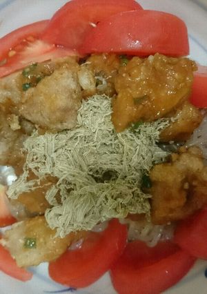 しらたきで唐あげ丼-レシピのメイン写真